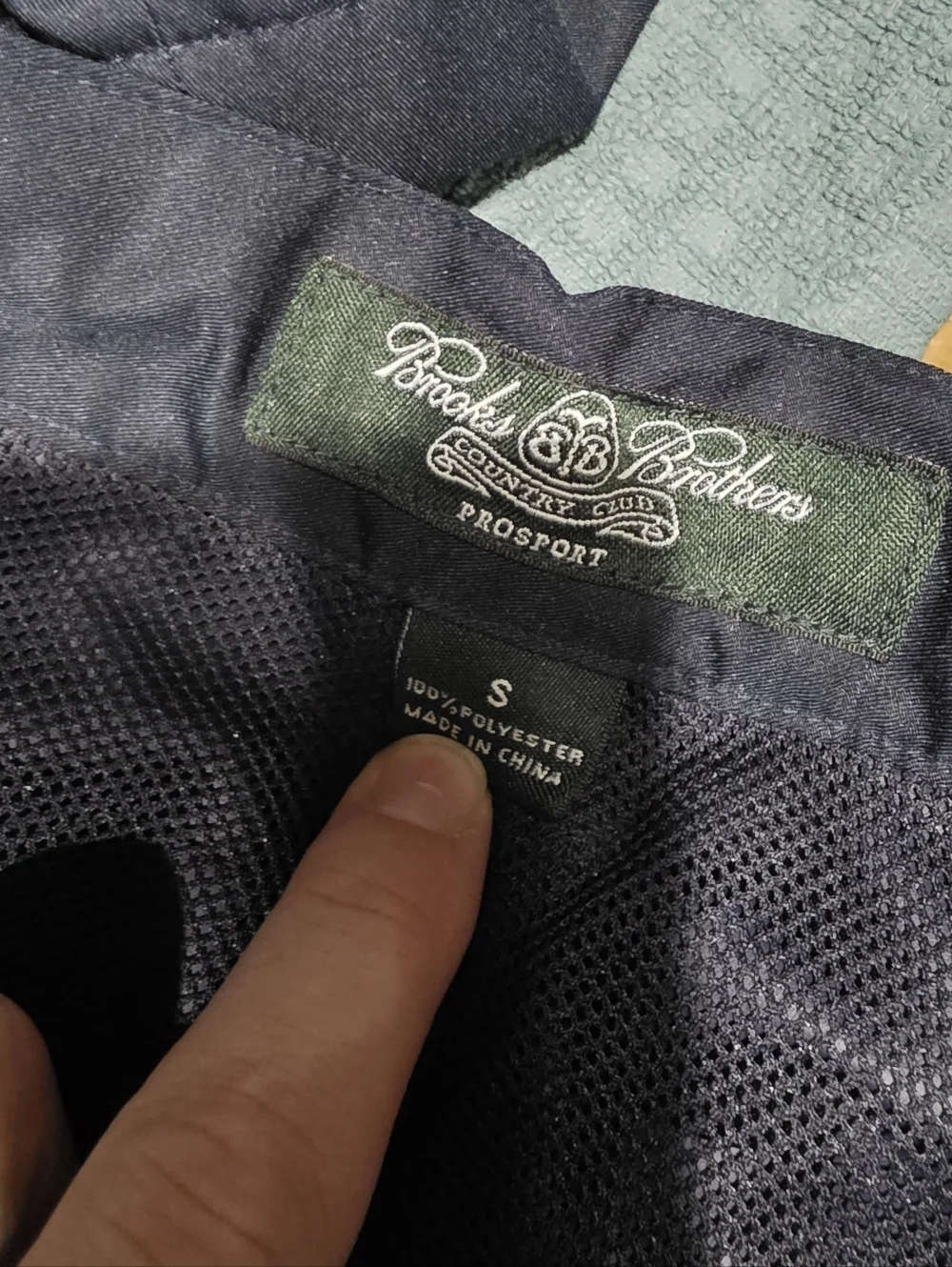Brooks Brothers Prosport Navy Blue Performance Mesh Lined Pants Size Men's Small